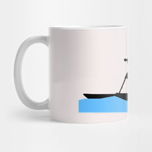 Water Bike Silhouette Mug